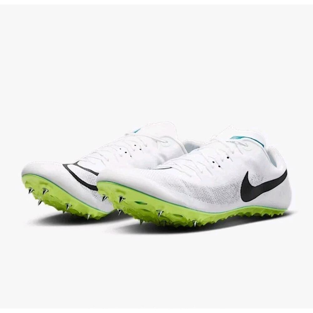 Mew Men's 8 Wonen's 9.5 Zoom Ja Fly 4 White Black Bright Spruce DR2741-102 - Picture 1 of 8